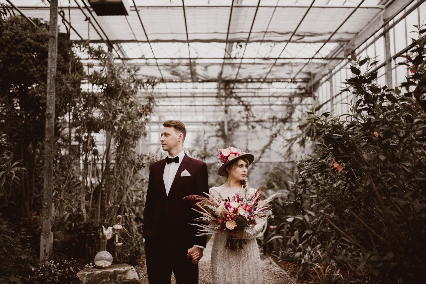 ewelina zieba rustykalna sesja szklarnia 11