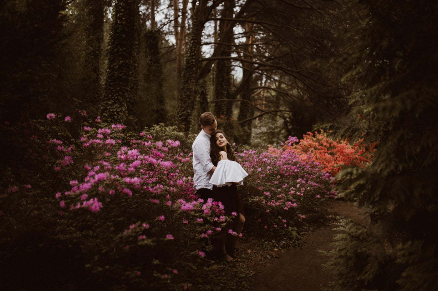 ewelina zieba sesja narzeczenska kwiaty warszawa 02