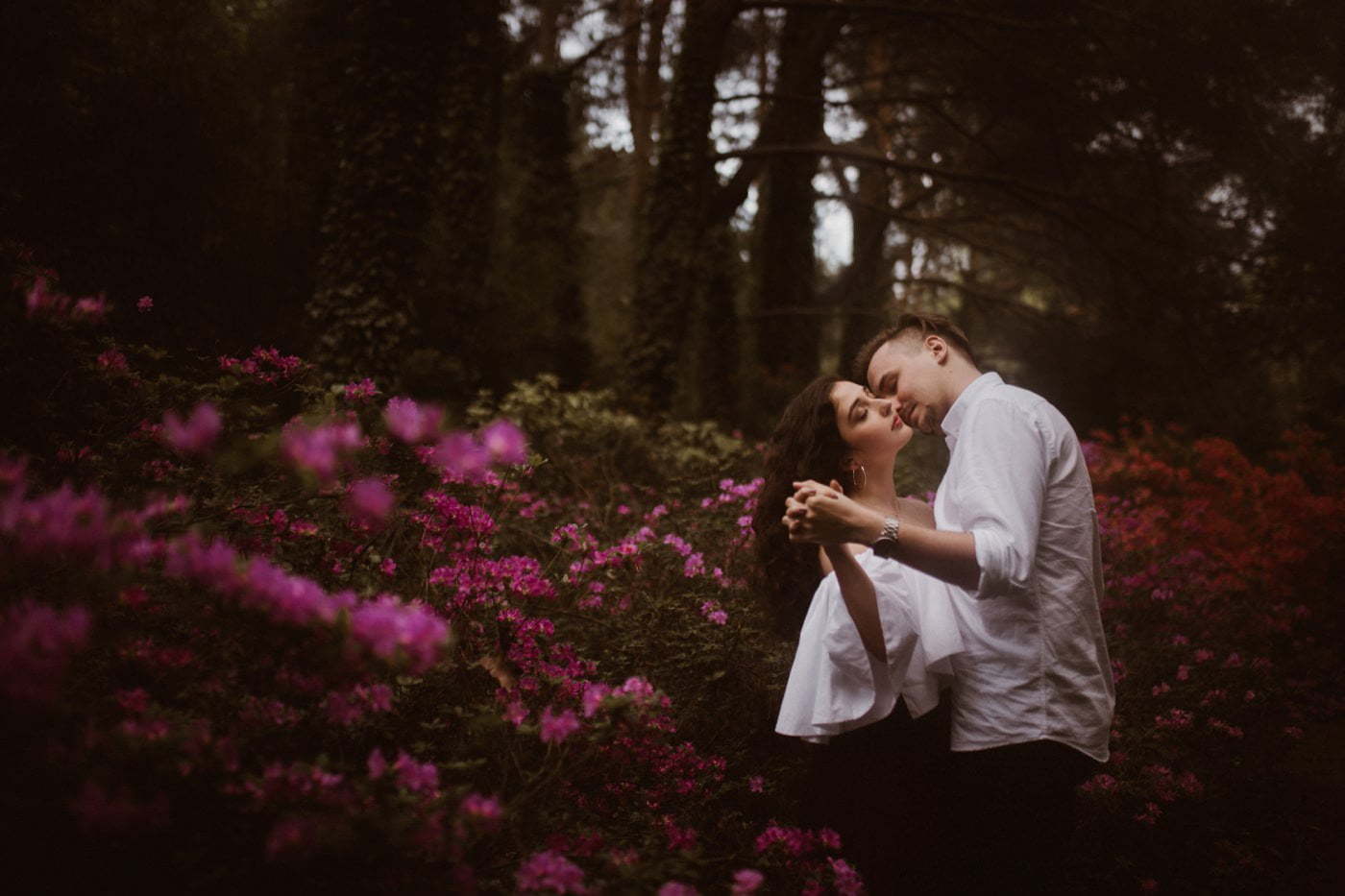 ewelina zieba sesja narzeczenska kwiaty warszawa 03