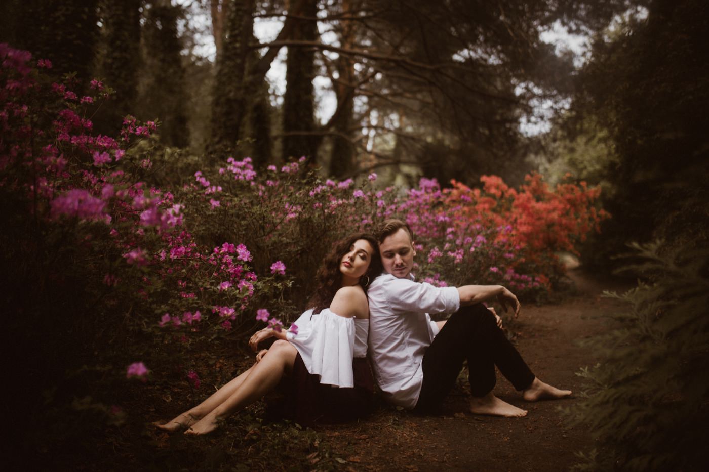 ewelina zieba sesja narzeczenska kwiaty warszawa 09