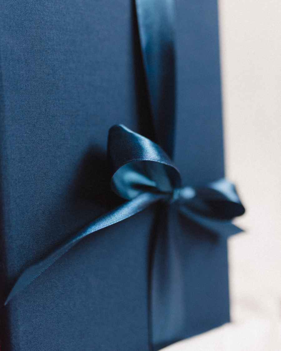 Teczka na zdjęcia w kolorze granatowym