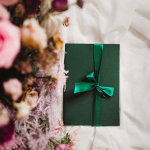 Teczka na zdjęcia w kolorze butelkowej zieleni