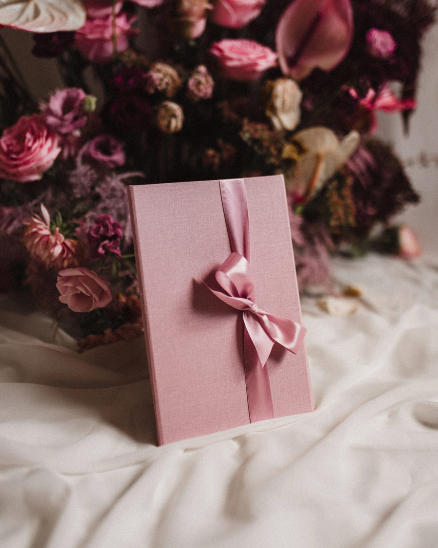 Teczka na zdjęcia w kolorze różowym