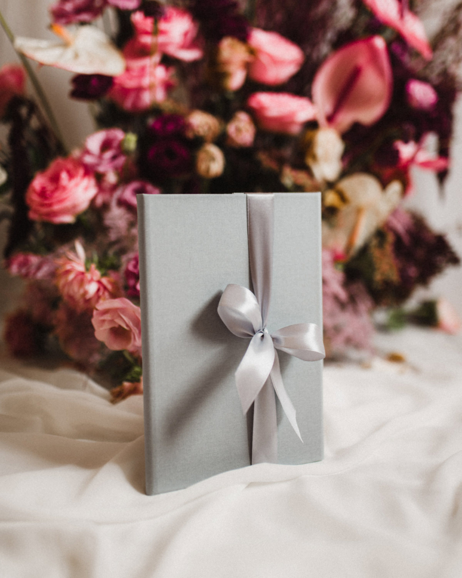 Teczka na zdjęcia w kolorze szarym